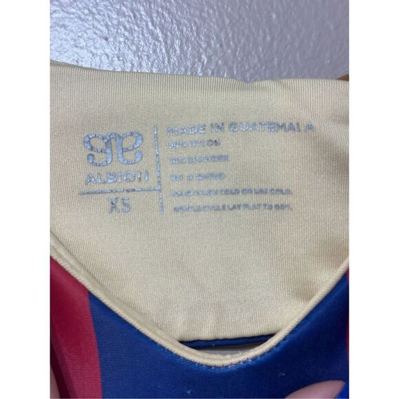 Albion Liberty Stripe Rise Bralette Bikini Top Women's XS - Picture 4 of 9